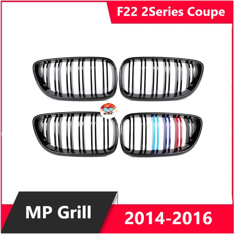 For BMW F22 1SERIES COUPE 118i 116i M PERFORMANCE GRILL 2014-2018