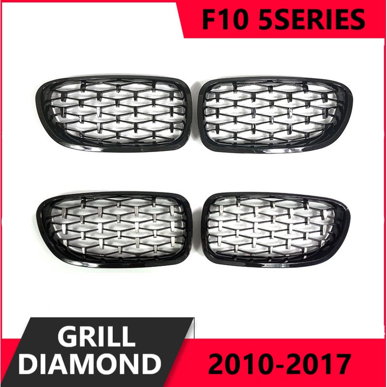 For BMW F10 525I 520I 528I M PERFORMANCE GRILL DIAMOND GRILL