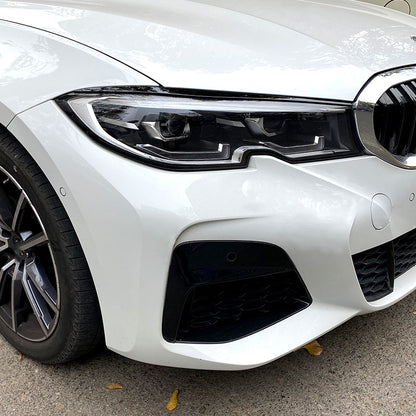 For BMW G20 F30 G30 E90 headlight eyebrow decoration car sticker modification