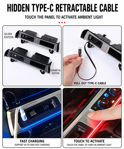 Toyota Alphard Vellfire AGH30 Middle Front Row Armrest USB Type-C Adaptor 45W Fast charging