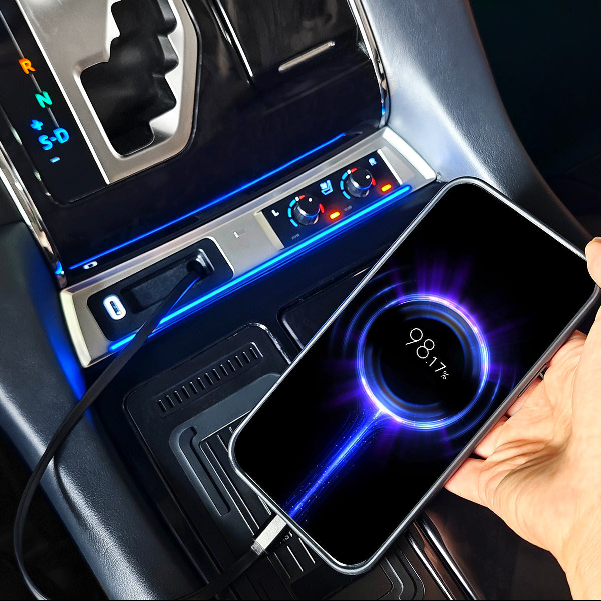 Toyota Alphard Vellfire AGH30 Middle Front Row Armrest USB Type-C Adaptor 45W Fast charging