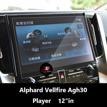 For Toyota Alphard Vellfire AGH40 AH40 Tempered Glass Anti Glare Screen Protector For Car Player