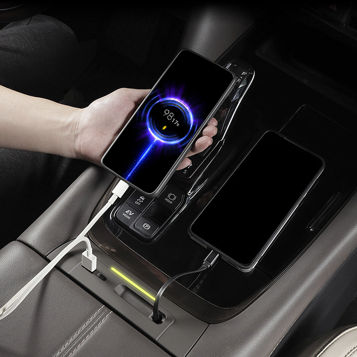 Toyota Alphard Vellfire AGH40 AH40 Middle Front Row Armrest USB Type-C Adaptor 45W Fast charging