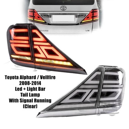 Toyota Vellfire Alphard Anh20 2008 2009 2010 2011 2012 Rear Led Taillamp Taillights Tail Lamp Light Lights