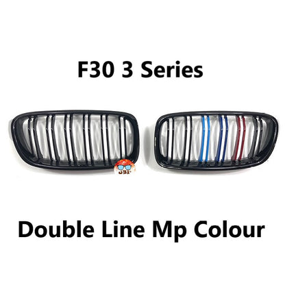 For BMW F30 318I 320I 330I M PERFORMANCE GRILL DOUBLE LINE GRILL