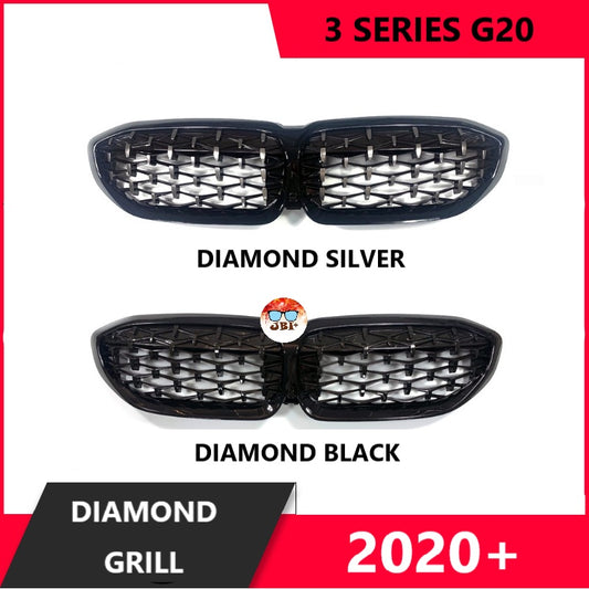 For BMW G20 320I 330I MP GRILL DIAMOND GRILL