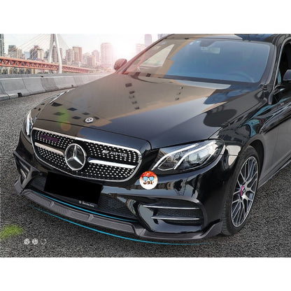 For Mercedes Benz W213 E200 E250 E300 Front lip Diffuser Bodykit