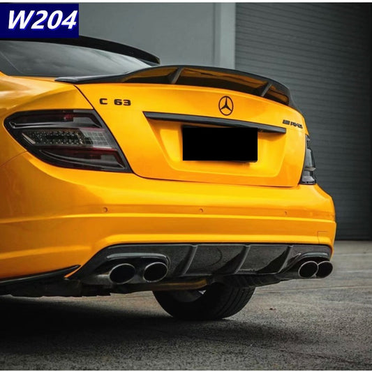 For Mercedes w204 C class R Style Spoiler