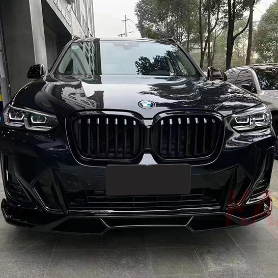 For BMW G01 G02 X3 X4 M Performance Front Lip Bodykit 2018-2023 Grill Diffuser