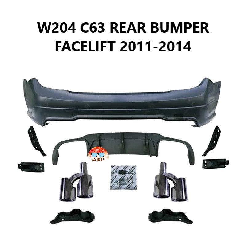 For Mercedes Benz W204 C63 AMG BodyKit 2007-2014