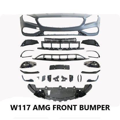 For Mercedes Benz W117 CLA45 Facebook AMG BodyKit AMG Bumper 2012-2018