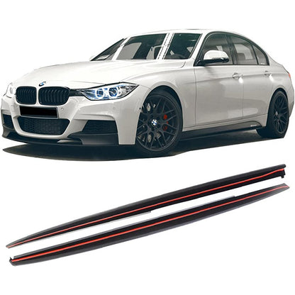 For BMW F30 M Performance Front Lip F30 Bodykit Gloss Black