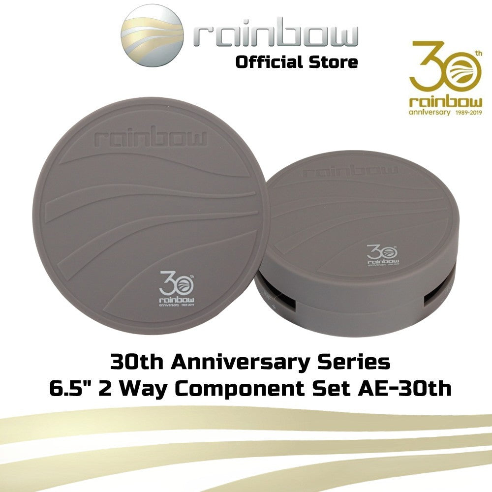 Rainbow Audio 6.5" 2 Way Component Car Speaker With Ambient Light Enclosure 30th Anniversary Series AE-30TH