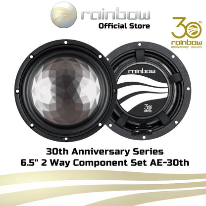 Rainbow Audio 6.5" 2 Way Component Car Speaker With Ambient Light Enclosure 30th Anniversary Series AE-30TH