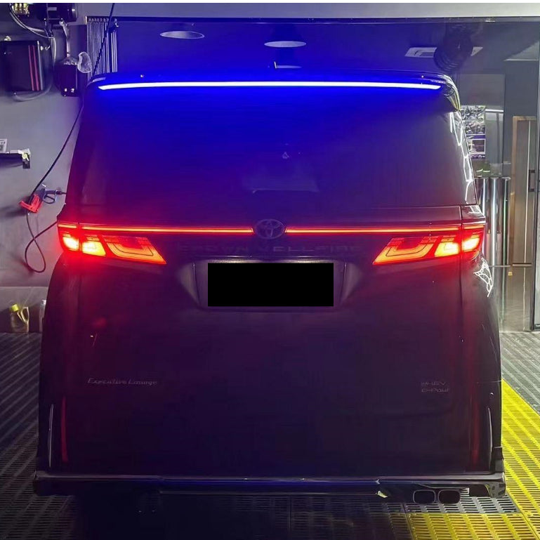 Toyota Alphard Vellfire AH40 AGH40 LED Spoiler Alphard Spoiler Vellfire Spoiler AH40 Spoiler