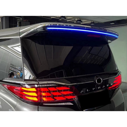 Toyota Alphard Vellfire AH40 AGH40 LED Spoiler Alphard Spoiler Vellfire Spoiler AH40 Spoiler