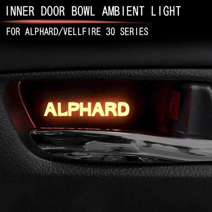 Toyota Alphard Vellfire AGH30 AGH40 AH40 Ambient Light handle bowl RGB color