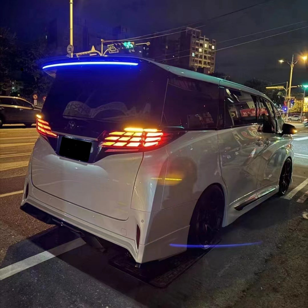 Toyota Alphard Vellfire AH40 AGH40 LED Spoiler Alphard Spoiler Vellfire Spoiler AH40 Spoiler