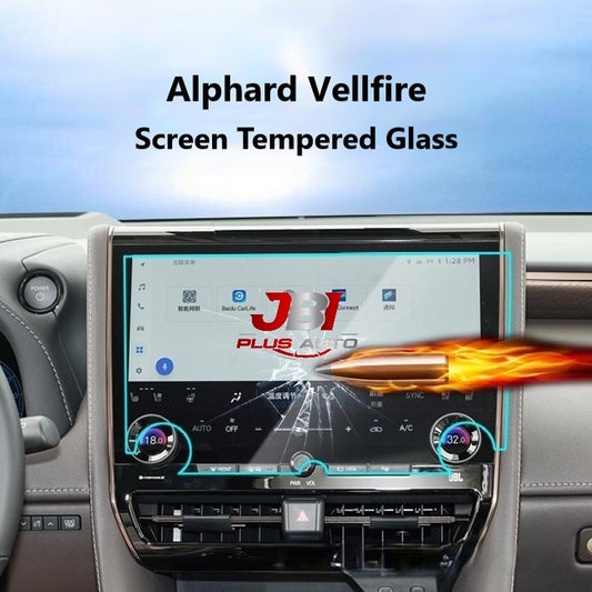 For Toyota Alphard Vellfire AGH40 AH40 Tempered Glass Anti Glare Screen Protector For Car Player