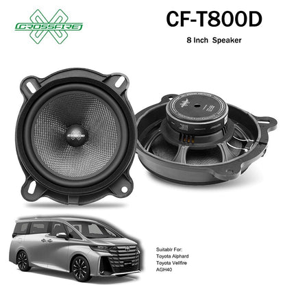 CROSSFIRE CF-T800D 8 Inch Speaker Suitable For Toyota Alphard Vellfire AGH40