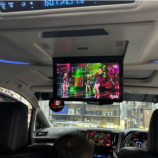 Jbi Plus Toyota Vellfire Alphard Agh30 Dynavin Roof Monitor Full HD