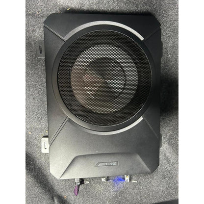 Alpine 8" Active Car Underseat Subwoofer Slim & Compact Active Sub Woofer PWE-S800