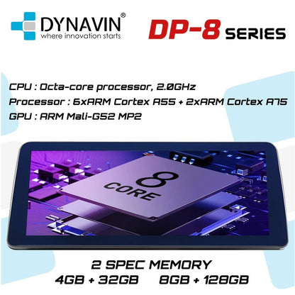 Dynavin DP8 Series 12.3inch Universal Size Android Player