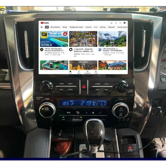 Toyota Vellfire Alphard AGH30 Android Player 11.6 inch 8+256GB QLED