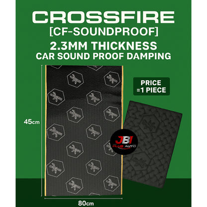 CROSSFIRE [CF-SOUNDPROOF] 2.3mm Thickness Car Soundproof Damping | High Quality Car Soundproof