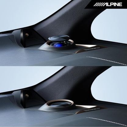 Alpine X3-710S-LUP-AV-40 lift up 3-way speakers for Alphard/Vellfire (30 40 series)