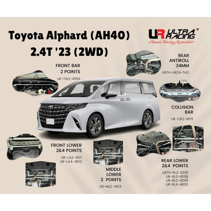 Ultra Racing Toyota Vellfire AGH40 AH40 2.4T Stage1 Bar Anti Crash Bar