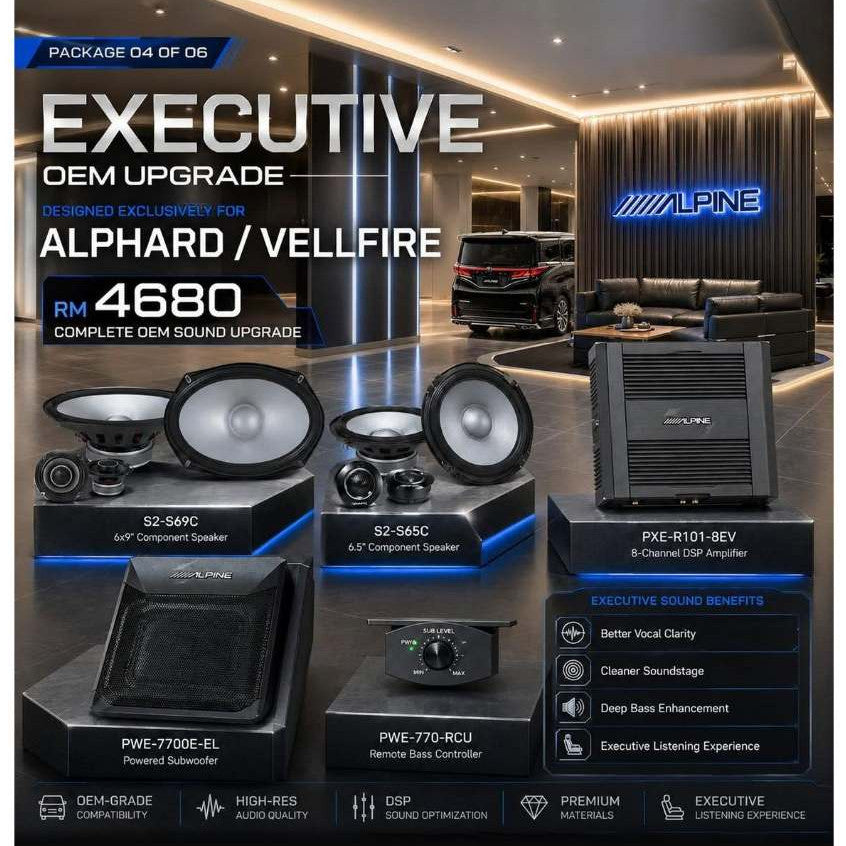 Toyota Alphard Vellfire Alpine Sound System