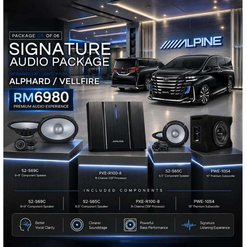 Toyota Alphard Vellfire Alpine Sound System