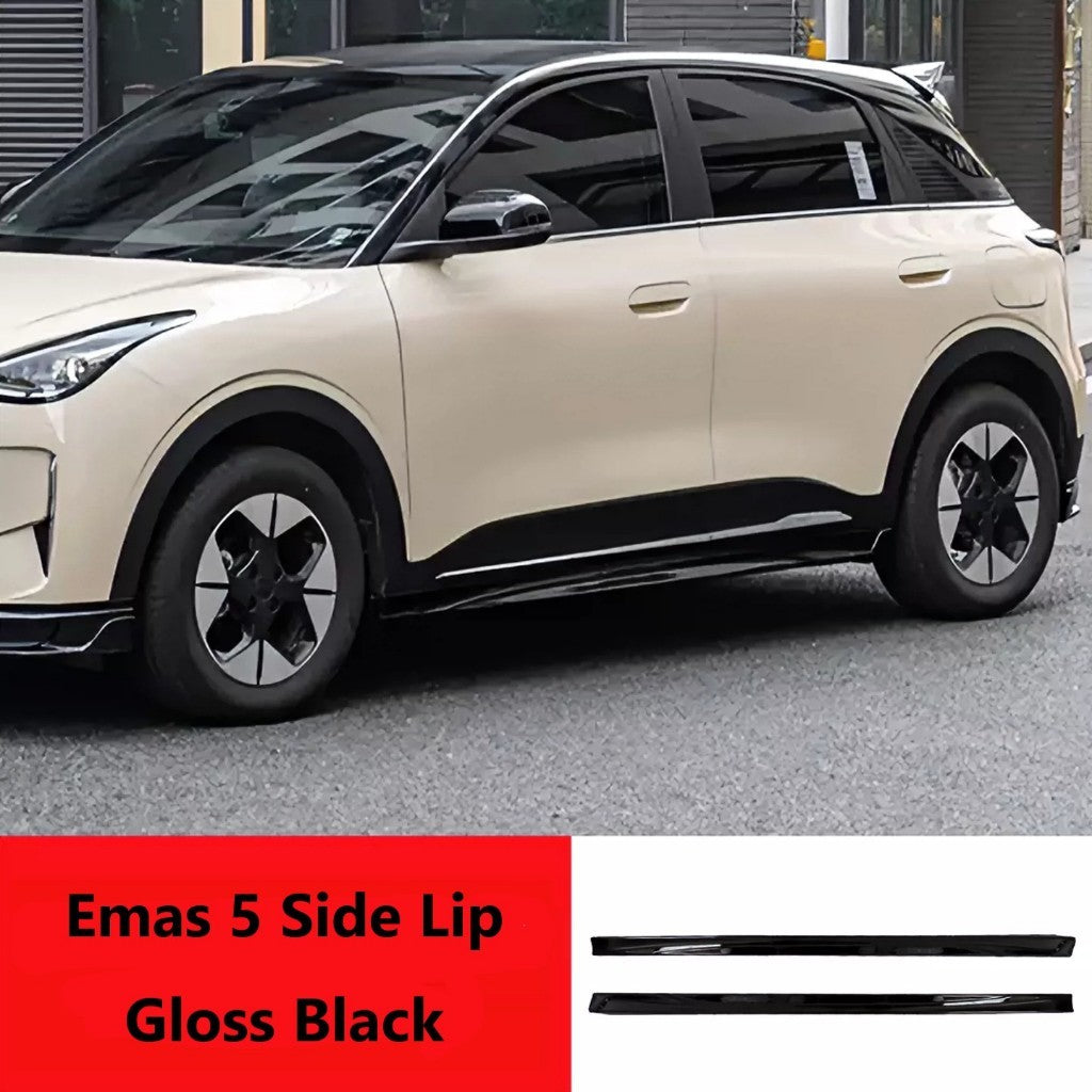 PROTON EMAS 5 BODYKIT FRONT BUMPER LIP BODYKIT (GLOSS BLACK SPEC)
