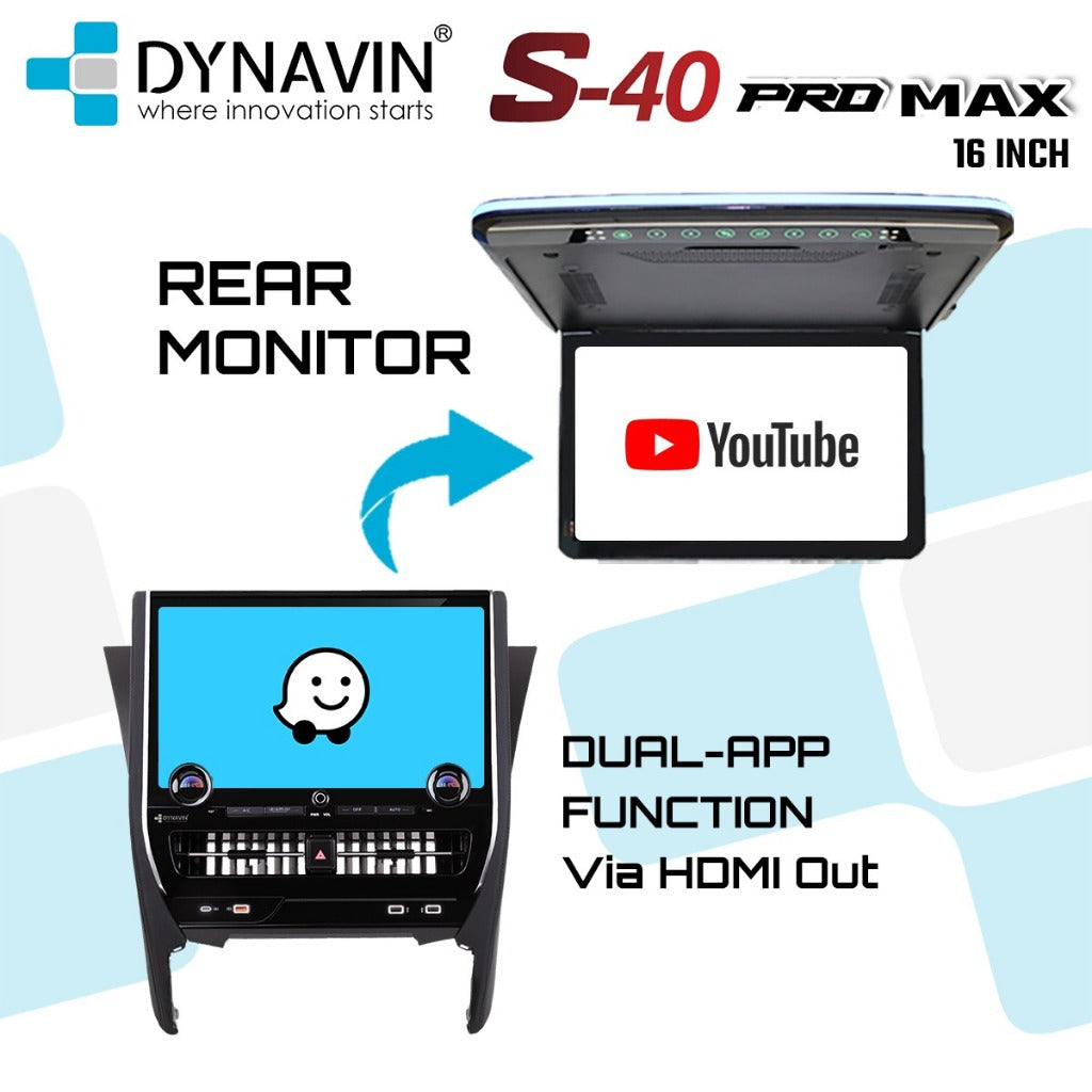Toyota Alphard Vellfire Agh30 Dynavin S40 PRO MAX 16 INCH Android Player