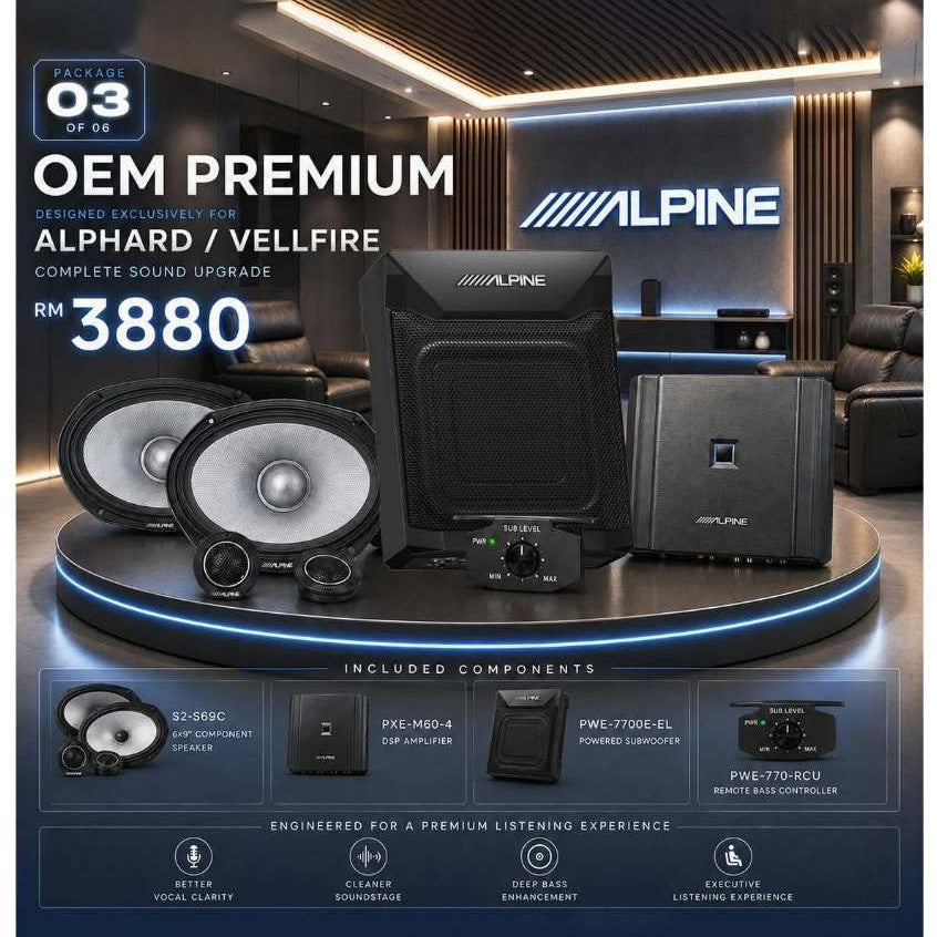 Toyota Alphard Vellfire Alpine Sound System