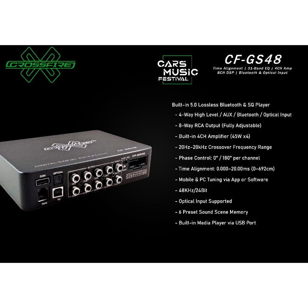 Crossfire DSP Digital Signal Processor - CF-GS48