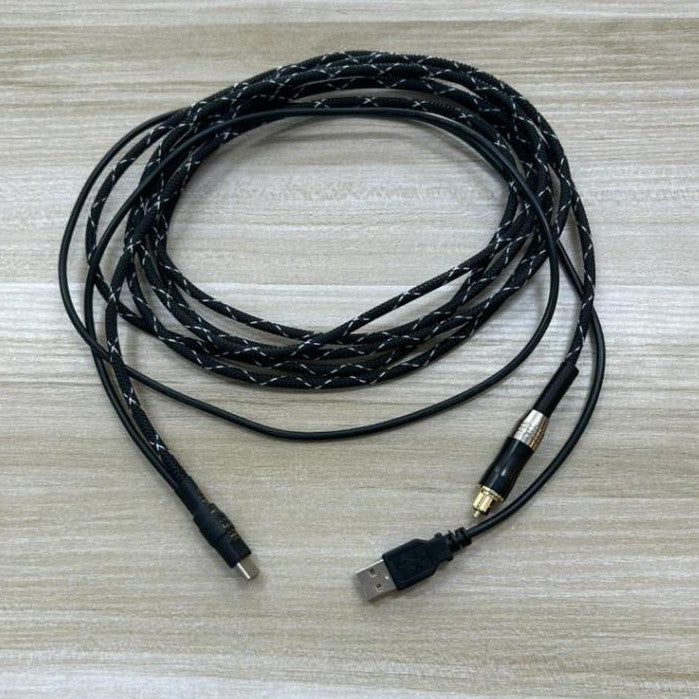 DSP Lightning Type C optical fiber cable iPhone (Apple 16/15/14/13/11), Huawei, OPPO, Android, Vivo phones, Type-C to op