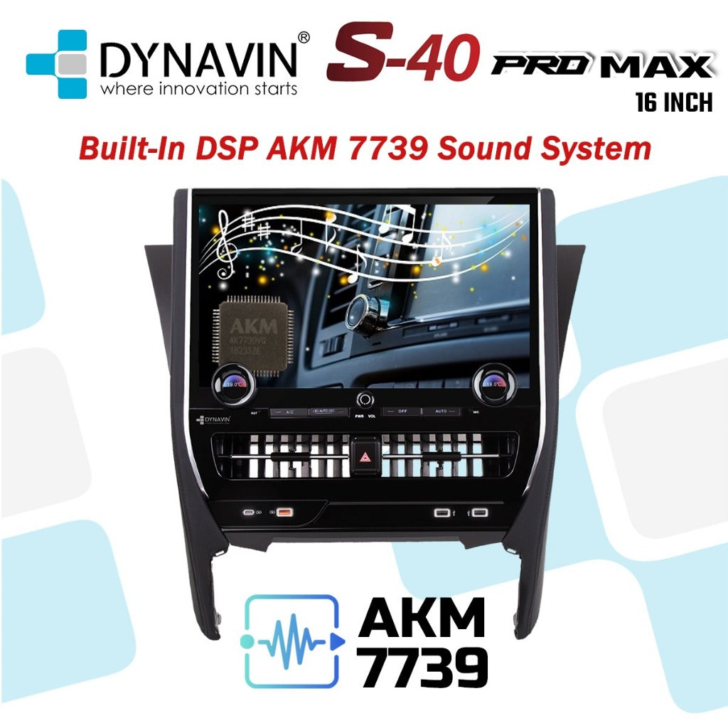 Toyota Alphard Vellfire Agh30 Dynavin S40 PRO MAX 16 INCH Android Player