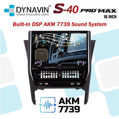 Toyota Alphard Vellfire Agh30 Dynavin S40 PRO MAX 16 INCH Android Player