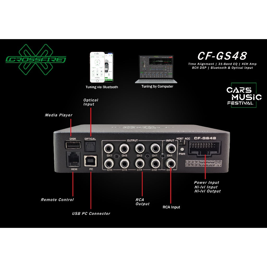 Crossfire DSP Digital Signal Processor - CF-GS48