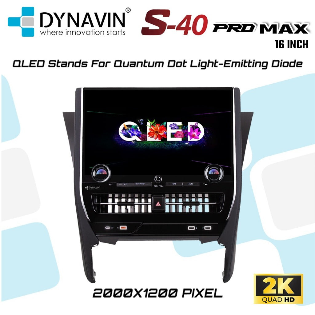 Toyota Alphard Vellfire Agh30 Dynavin S40 PRO MAX 16 INCH Android Player