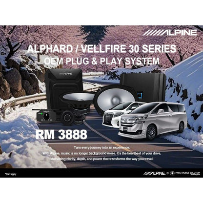 For Toyota Alphard Vellfire Agh30 Alpine Sound System Upgrade