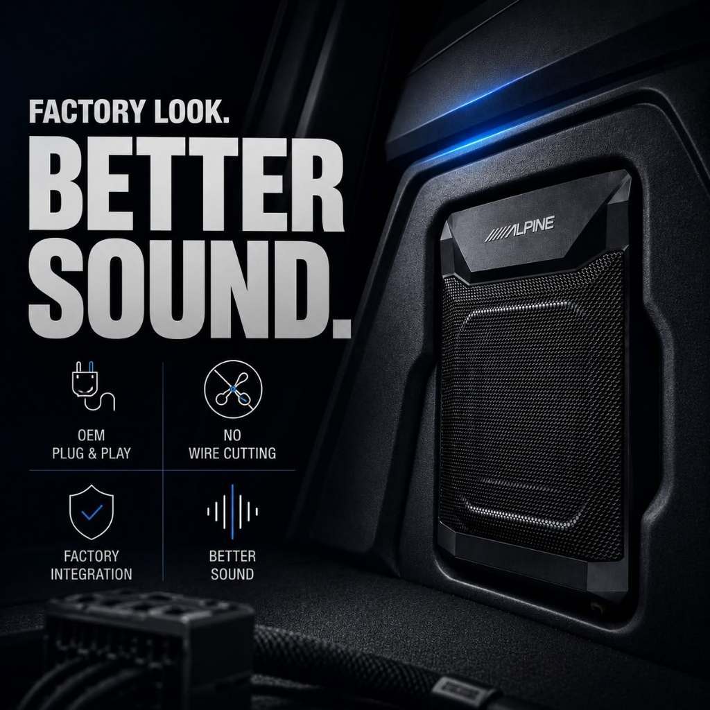 Perodua ALPINE OEM Plug & Play Sound System For  Myvi Ativa Alza Bezza Axia