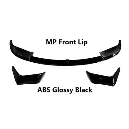 For BMW F30 F80 M3 CS Front Lip Diffuser Bodykit ABS Gloss Black