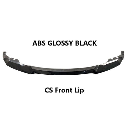 For BMW F30 F80 M3 CS Front Lip Diffuser Bodykit ABS Gloss Black