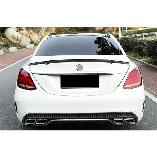 For Mercedes W205 C Class Carbon Fiber Spoiler