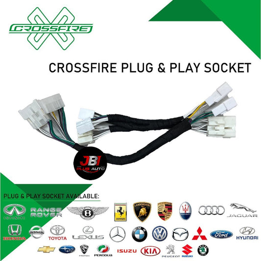 CROSSFIRE DSP Plug & Play Socket For Toyota Honda Nissan Perodua Proton Suzuki Mazda Isuzu Ford Peugeot Volkswagen