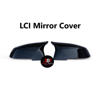 For BMW F10 5 Series Side Mirror Cover Caps Gloss Black Replacement