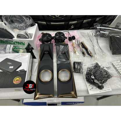 Alpine X3-710S-LUP-AV-40 lift up 3-way speakers for Alphard/Vellfire (30 40 series)